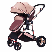 El cochecito de bebé puede sentarse bidireccional para niños, plegable, portátil, alto paisaje, amortiguadores, cochecito de bebé recién nacido bb